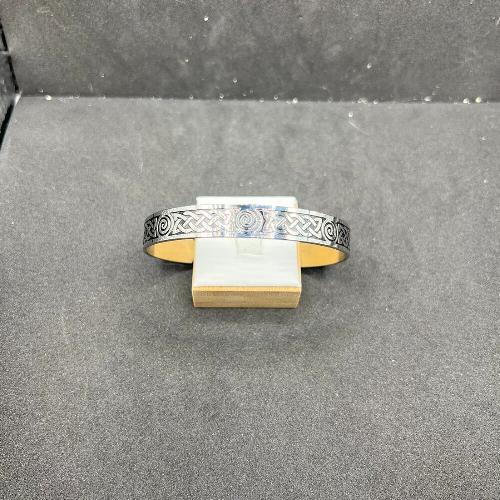 Viking Silver Bangle